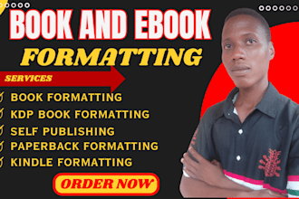book formatting for amazon KDP book publishing self publishing ebook marketing