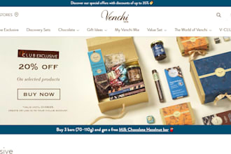design shopify candle store shopify chocolate store shopify book store