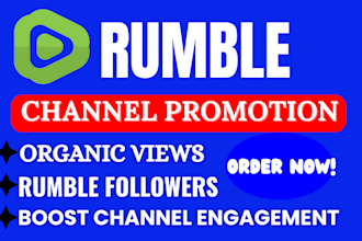 skyrocket your rumble video with 250k real views , rankings