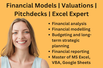 offer financial modeling services and consultant