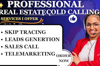 be your expert real estate cold caller and appointment setter