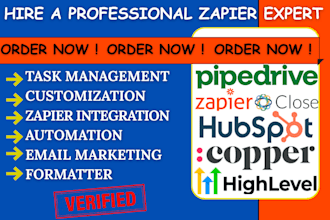 do close crm pipedrive copper monday automation gohighlevel zapier integration
