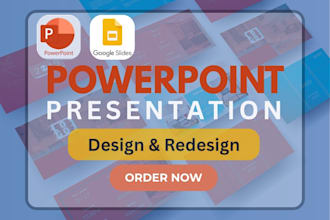 create powerpoint presentation redesign google slides design pitch deck template