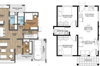 redraw floor plans for real estate agents, property managers and developers