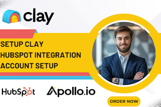 setup clay com workflow apollo io sequence hubspot automation 8n8 zoho crm ghl