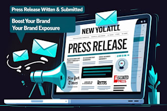 write and submit press release for pr distribution