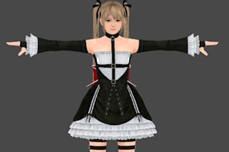 create sfm, sfm model, garrys mod, vrm, vrchat, mmd, mmd outfit, skyrim mod