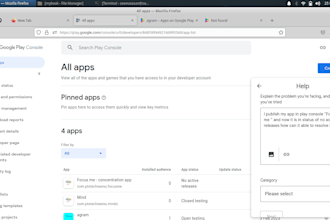 program google console developer account with app lives