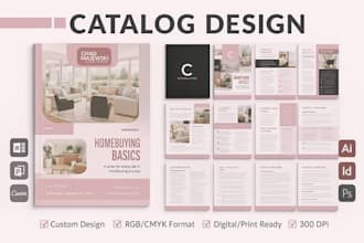 design stunning magazine layout design product catalog, look book and brochure