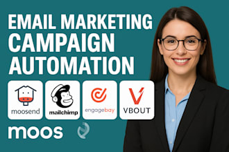 setup email marketing campaign automation ominsend mailchimp engagebay vbout