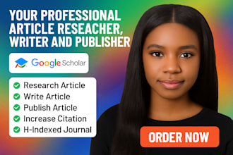 write, publish your research article in google scholar peer review index journal