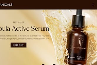 skincare shopify store skin care website skincare ugc skincare formulation