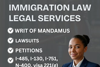 draft court ready petition for writ of mandamus to expedite uscis process