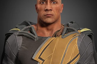 articulate unreal engine game character with pbr texturing, ue5 rig, animation
