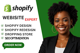 design redesign shopify website shopify dropshipping website shopify store
