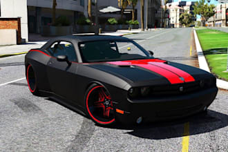 custom 3d car modelling, vehicle design, fivem car, 3dsuv car render, gta5 car