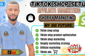 setup your tiktok shop and affiliate marketing, tiktok ads