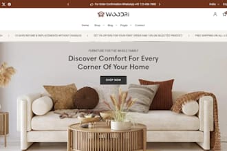 design shopify store, furniture store, home decor, furniture, interior design