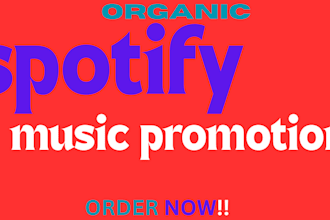 create music ads to promote your spotify music organically