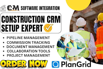 setup construction CRM plangrid salesforce constructedition jonas premier knowif