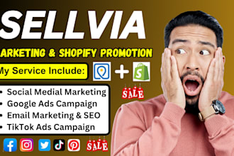 do high ticket sellvia marketing, shopify ecommerce marketing, tiktok ads setup