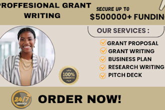 write grant proposal, rfp, grant research, business plan, and application