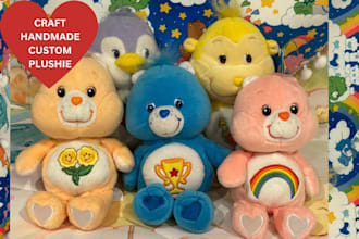 handcraft a custom plush toy patterns crochet plushie