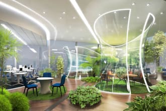 do 3d realistic sci fi game environment flower plant model, tree design