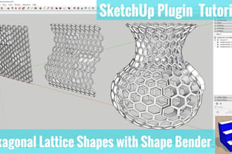 do 3d lattice model, biomedical model, parametric design, stl fie repair, print