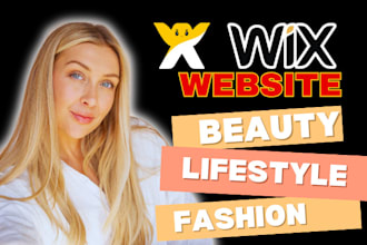 create wix fashion website beauty website lifestyles website for your brand