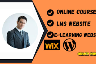 develop elearning website with lms, wordpress and learndash