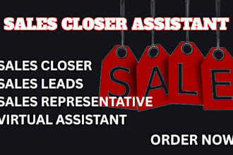 sales closer sales rep salesperson sales agent virtual assistant