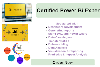 create power bi and tableau dashboard with data cleaning and dax measures