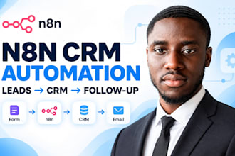 build n8n CRM automation for lead capture and follow up