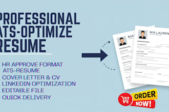 job winning ats resume writing, linkedin optimize, executive CV and cover letter