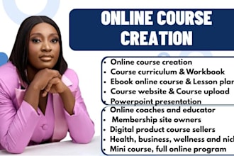 create ebook online course, online course creation, workbook on course website