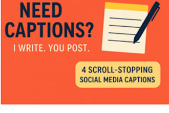 craft 4 social media captions