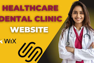 build medical healthcare dental clinic therapy website health wellness website