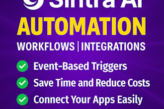automate your workflows using sintra ai