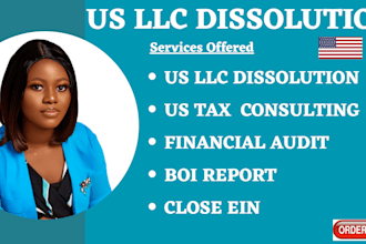 dissolve USA llc, amendment of llc boi report