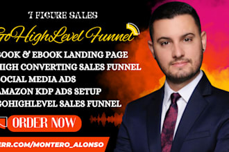 build ghl, go high level funnel website, kajabi, gohighlevel landing page expert