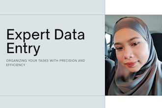 be your expert in data entry, formatting, and cleanup