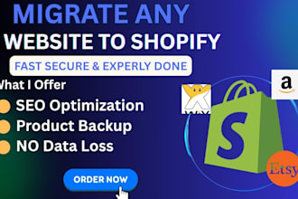 migrate your store to shopify from wix, wordpress, bigcommerce, squarespace