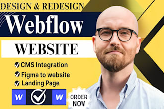 design, redesign webflow website clone figma to webflow and adobe xd to webflow