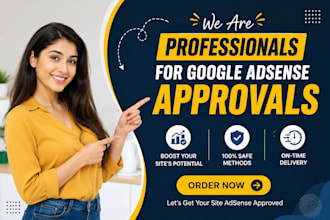 provide guaranteed google adsense approval services for your website