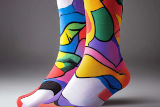 draw beautiful socks design
