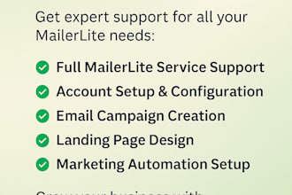 design high converting email form, landing pages and pop up on mailchimp klaviyo