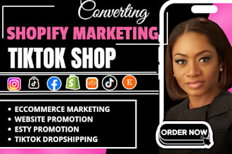 tiktok shop dropshipping boost shopify sales ecommerce marketing tiktok shop ads