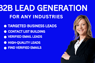 b2b lead generation email leads list building and find contact information