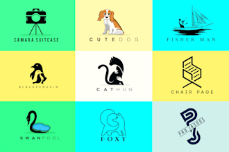 design modern minimalist creative logo with unlimited revisions
